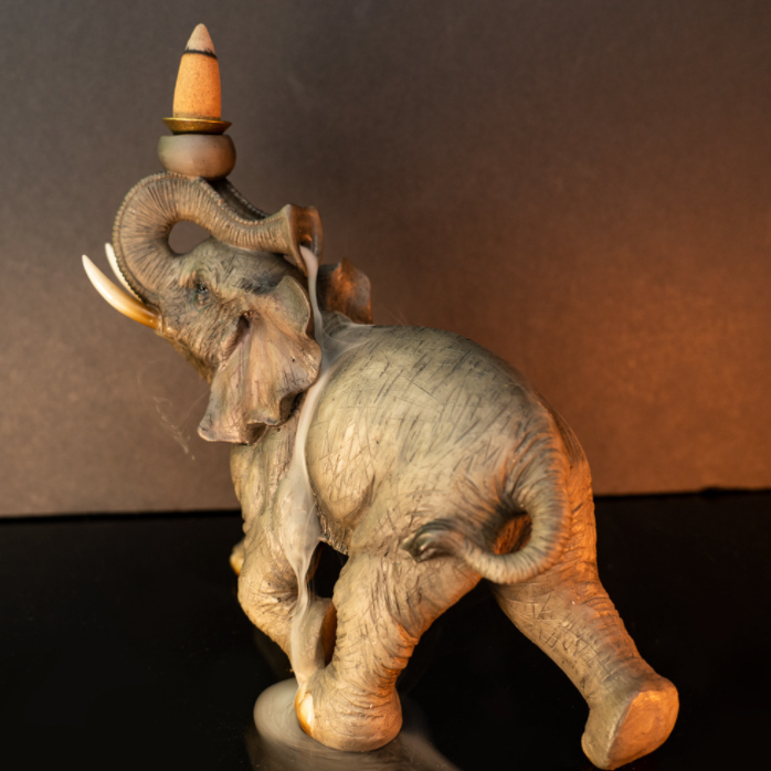 Elephant Backflow Incense Burner Wicked Earth