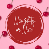 Naughty or Nice Large Christmas Tea Light Naughty or Nice Large Christmas Tea Light