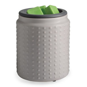 Grey Hobnail Flip Dish Electric Wax Melt Warmer Grey Hobnail Flip Dish Electric Wax Melt Warmer