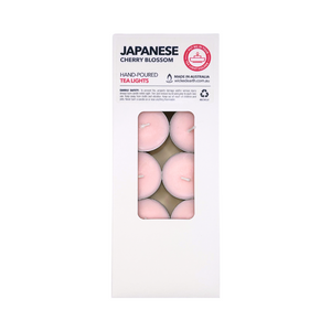 Japanese Cherry Blossom Regular Tea Light 10 Pack Japanese Cherry Blossom Regular Tea Light 10 Pack