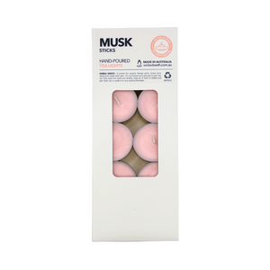 Musk Sticks Regular Tea Light 10 Pack Musk Sticks Regular Tea Light 10 Pack