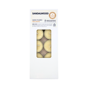 Sandalwood Regular Tea Light 10 Pack Sandalwood Regular Tea Light 10 Pack