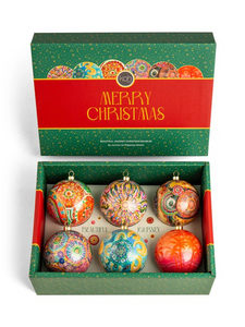 Aboriginal Beautiful Journey 6 pack Christmas Baubles Aboriginal Beautiful Journey 6 pack Christmas Baubles