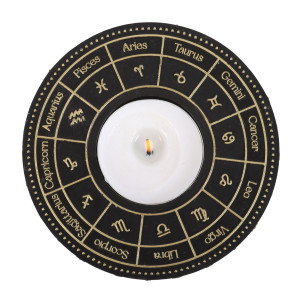 Astrology Wheel Tea Light Holder