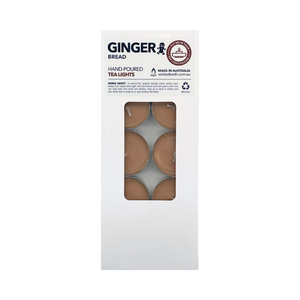 Gingerbread Regular Christmas Tea Light 10 Pack Gingerbread Regular Christmas Tea Light 10 Pack