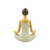 Zen Yoga Lady Statue