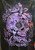 Cotton Tapestry - Skull purple