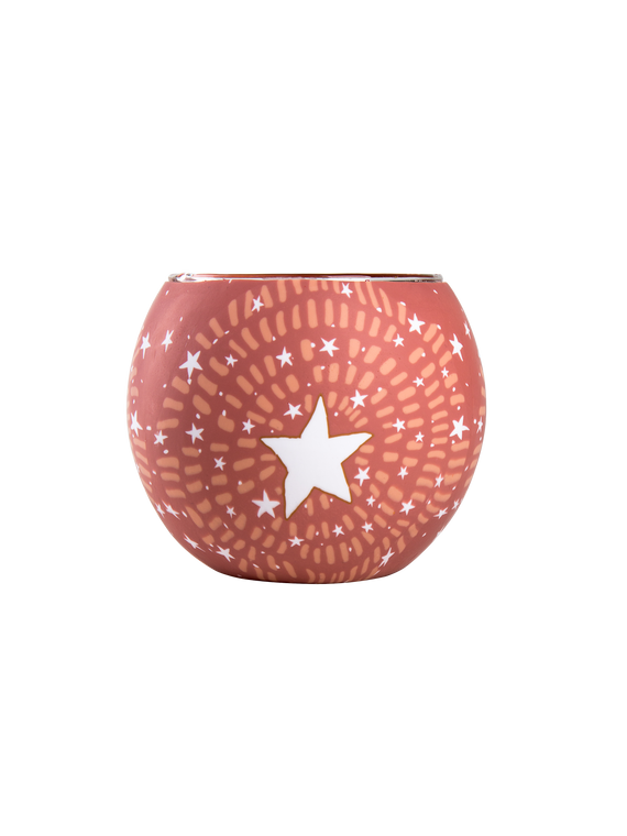 Star Glowing Christmas Tea Light Holder