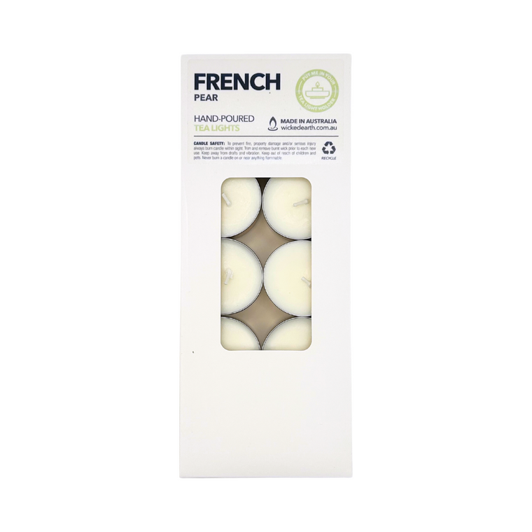 French Pear Regular Tea Light 10 Pack