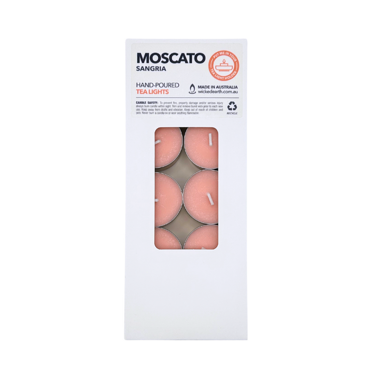 Moscato Sangria Regular Tea Light 10 Pack