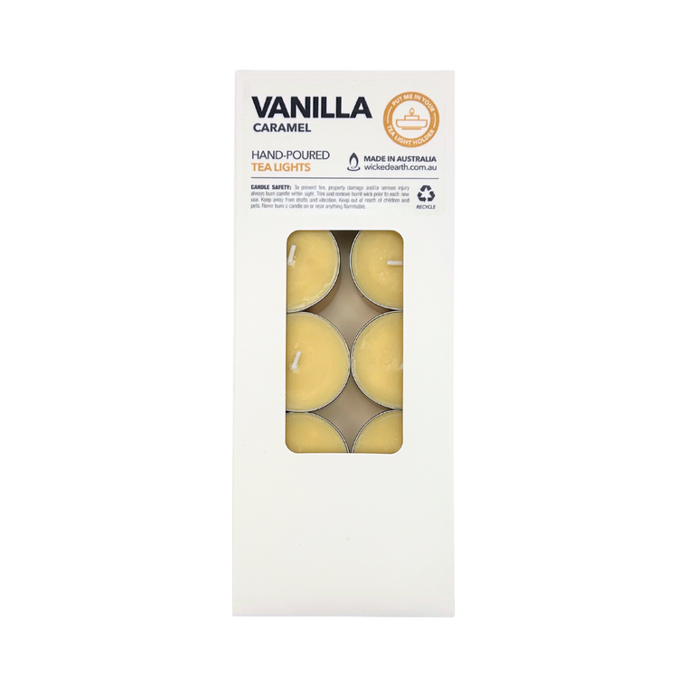 Vanilla Caramel Regular Tea Light 10 Pack