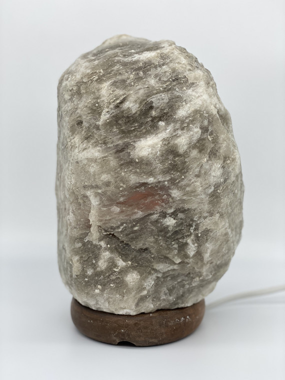 Natural shape Grey Himalayan Salt Lamp 3-5kg
