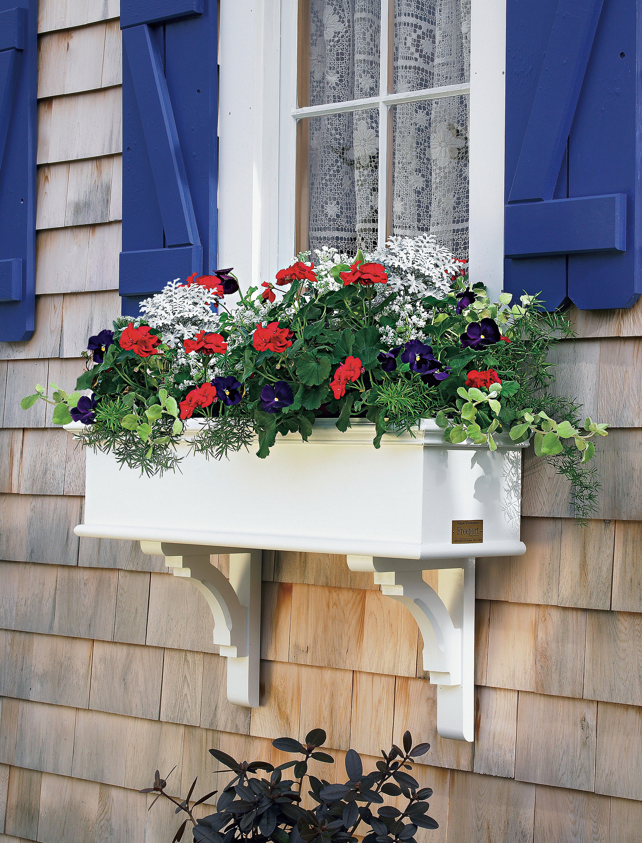 Fluted Window Box Bullnose Window Box