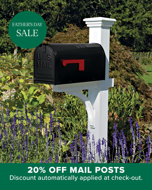 White Liberty Mail Post