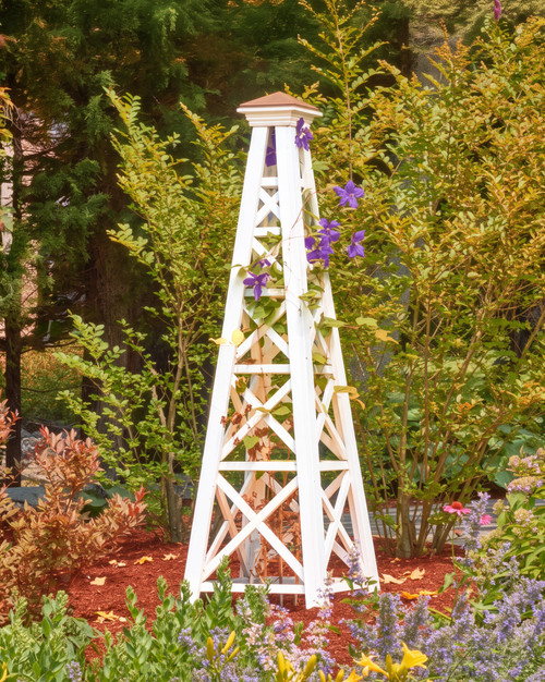 Lattice Obelisk Base - 6'H