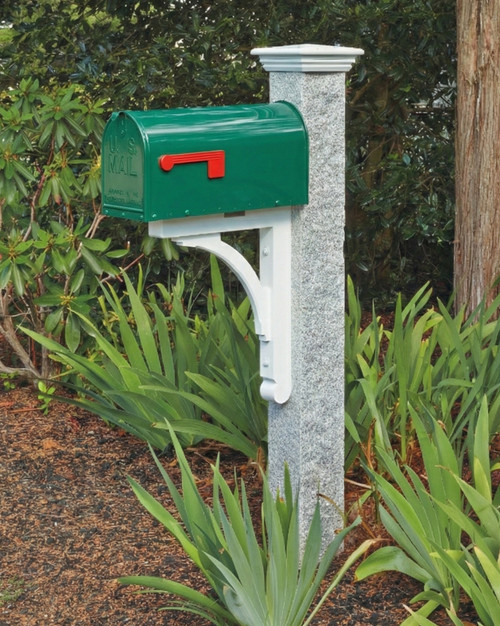 Gray Rock Granite Mail Post