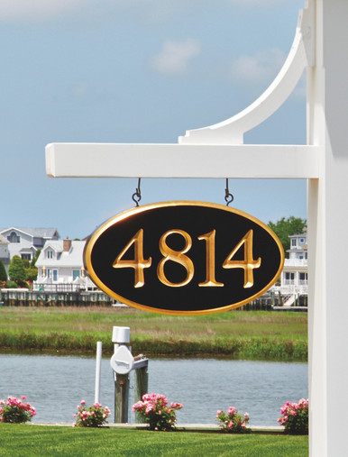 One-Sided Oval Sign - Medium