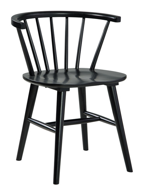 Otaska - Black - Dining Room Side Chair (Set of 2)