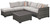 Cherry - Gray - Loveseat Sec/Otto/tbl Set(Set of 4)