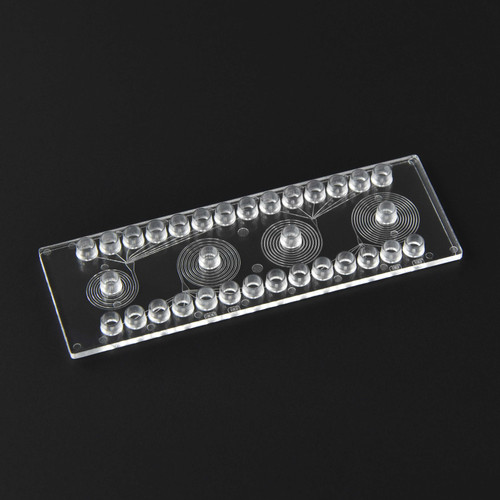 Cell and Particle Spiral Sorter, Multi-Channel, Mini Luer (Fluidic 382) Cell and Particle Spiral Sorter, Multi-Channel, Mini Luer (Fluidic 382)