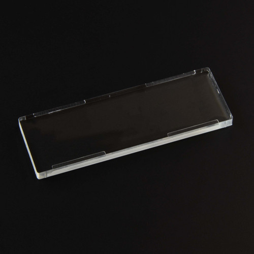 COC (TOPAS), Clear, 75.5 mm x 25.5 mm x 4 mm (10-pack)