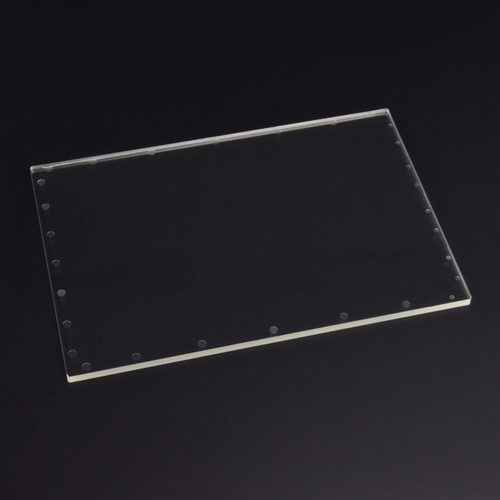 COC (TOPAS), Clear, 127.76 mm x 85.48 mm x 2 mm (10-pack)