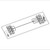 Droplet Generator, Double Cross, 140 µm Nozzle, Mini Luer