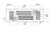 Microfluidic Herringbone Mixer, Long Channel Variation, Mini Luer