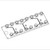 Microfluidic Herringbone Mixer, Inlet Variation, Luer