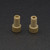 Short Knurl PEEK Flangeless Nut with 1/4-28 thread for 1/16" and 1/8" OD tubing