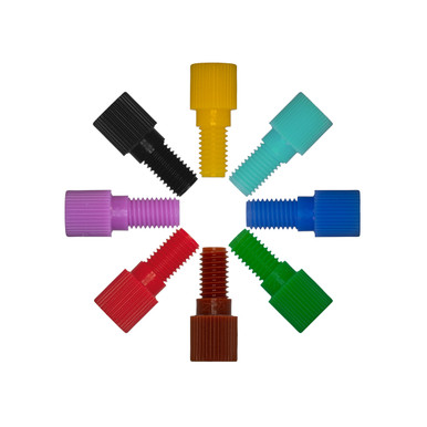 Color-Coded PP Flangeless Fitting and PP Ferrule for 1.6 mm to 3.2 mm ...