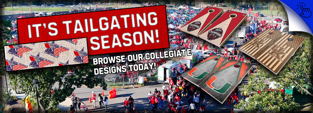 Big Time Game Boards - Custom Cornhole Game Boards - Ohio - Tailgate Like a  Champion