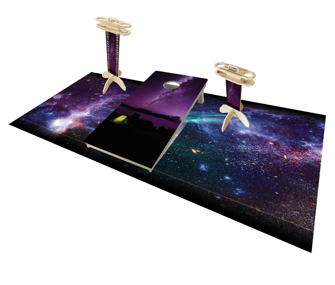 Space Theme Bundle 4 - ACL Approved Cornhole Board Set - West