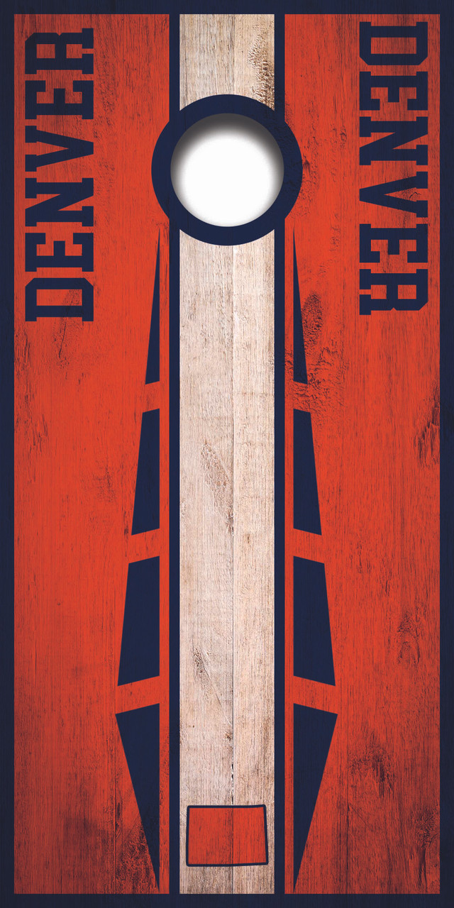 Set 8 Sacchetti Per Gioco Cornhole Denver Broncos - Perfetti Per Il Tailgate