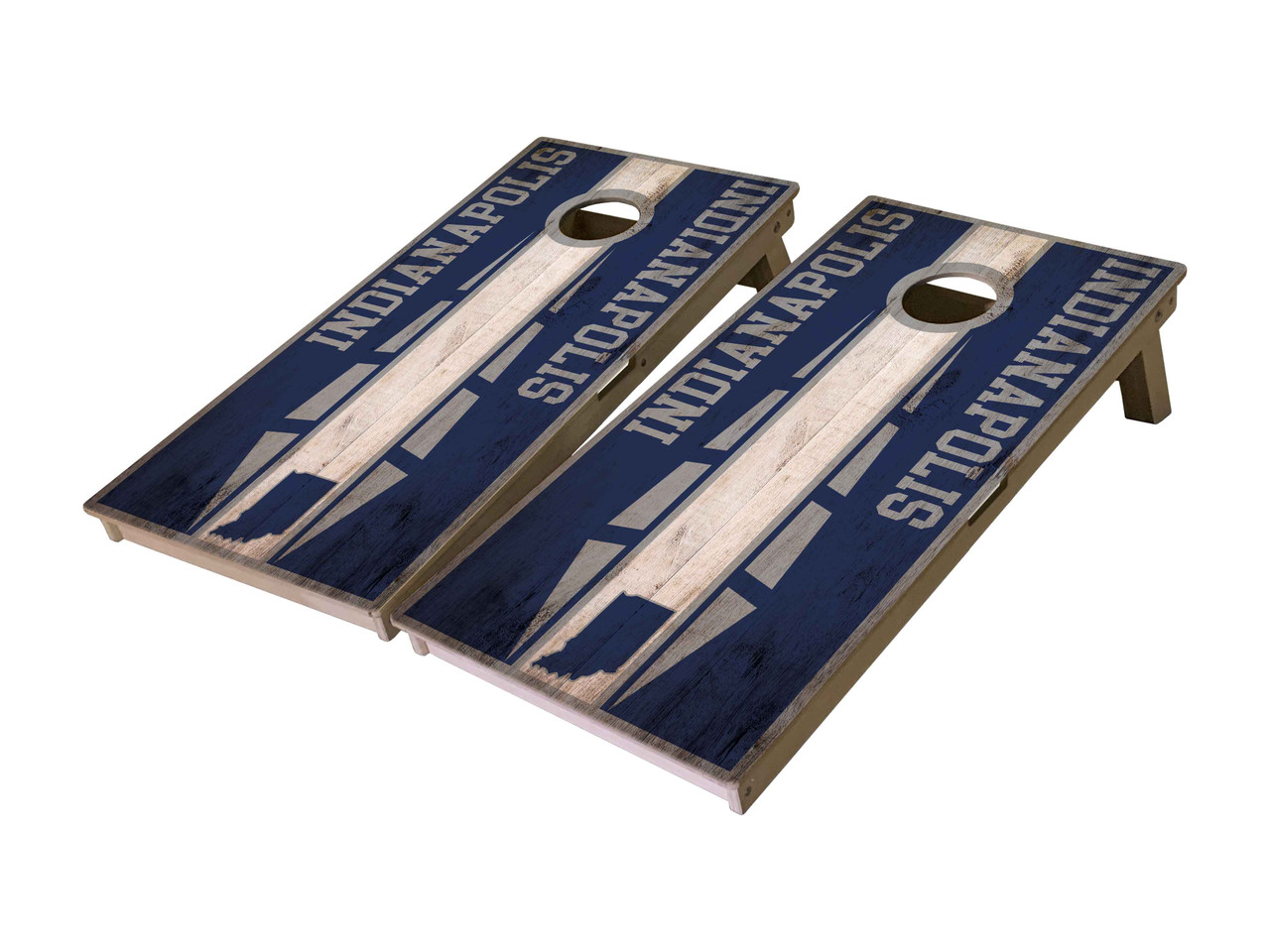 Indianapolis Themed - ACL Approved Cornhole Board Set - West