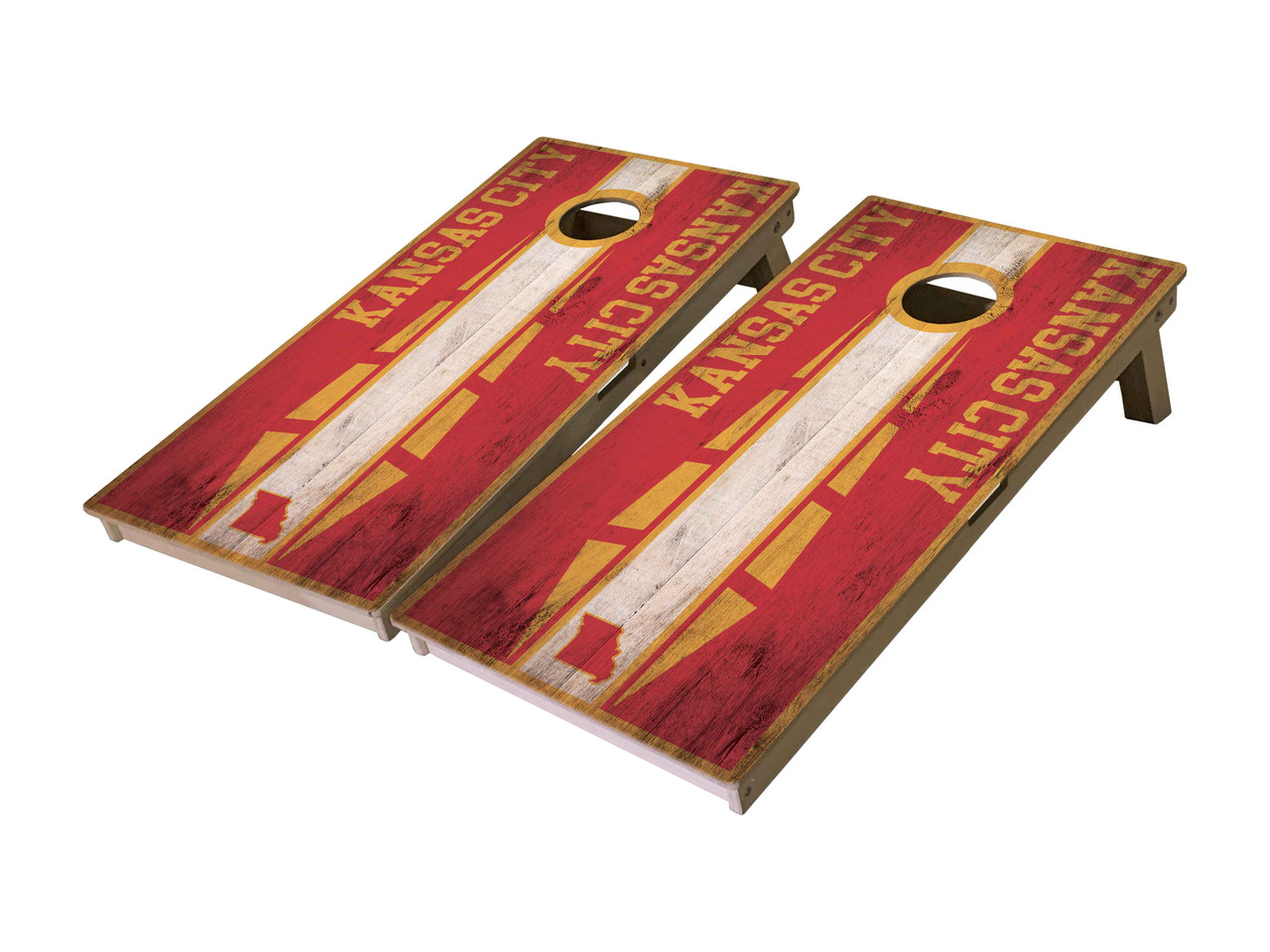 Kansas City Themed - ACL Approved Cornhole Board Set - West