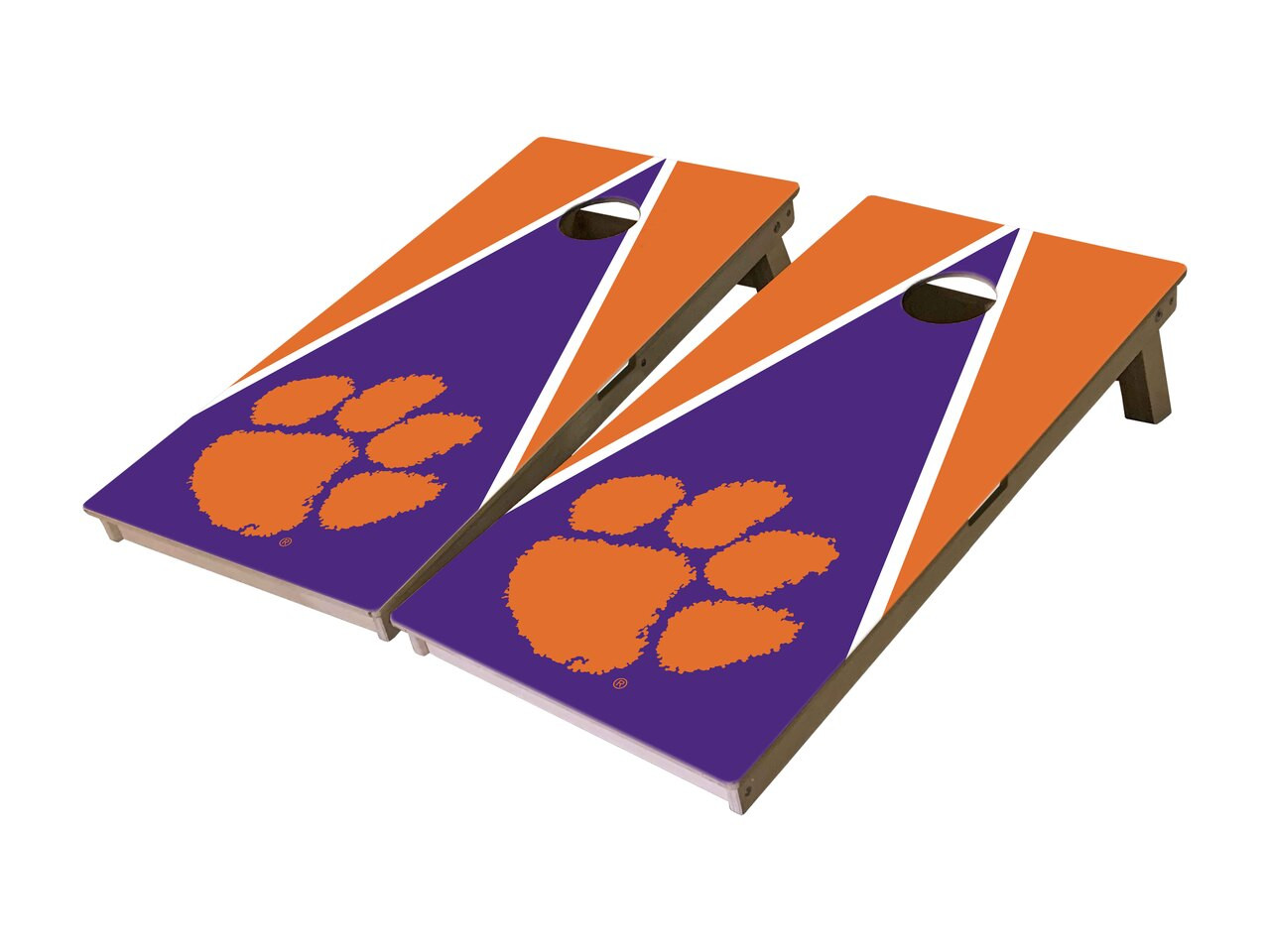 コルク半　モンスター Clemson University Cornhole Boards