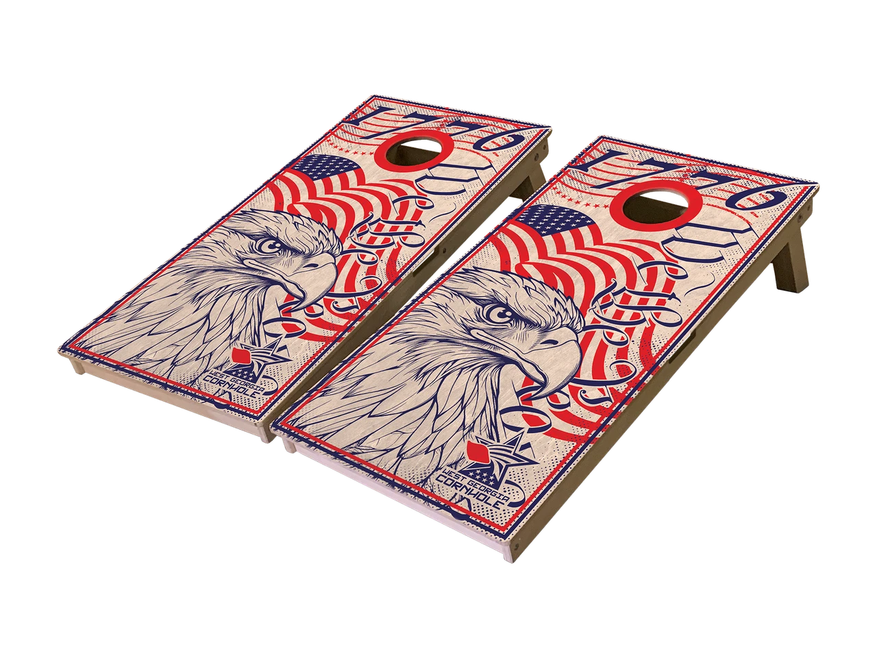 1776 WGC - Premium Cornhole Board Set