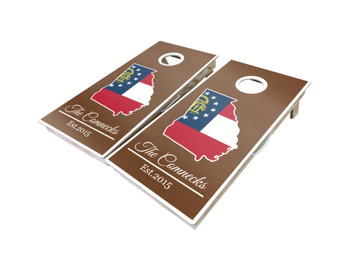 Pick Your State Custom Personalized Cornhole Board Sets