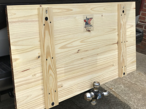 American and US Marine Corps Wooden American Flag