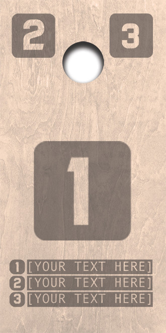 Cornhole Trophy Plaques