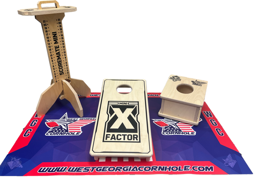 Mini X Factor Cornhole Bundle