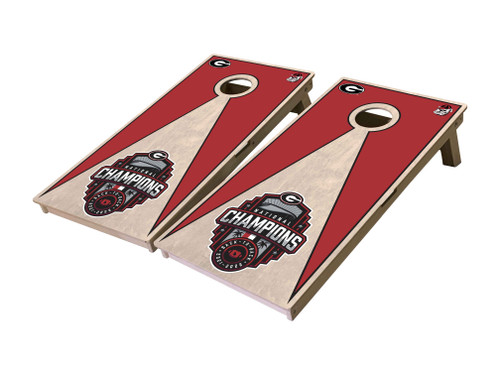 University of Georgia 2022 National Championship 10 Cornhole Board Set