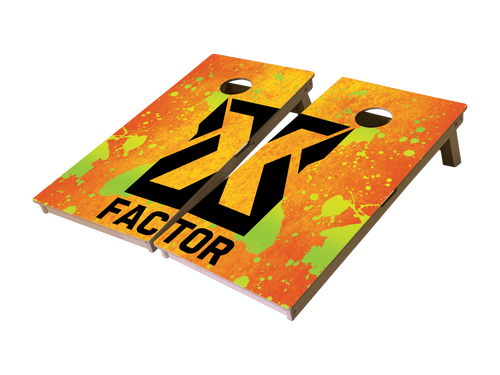 X Factor Cornhole Board Set- Split Design