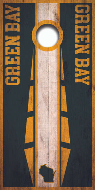 Green Bay Packers Cornhole Board Set Green Bay Packers Cornhole Board Set