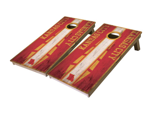 Kansas City Chiefs Cornhole Board Set