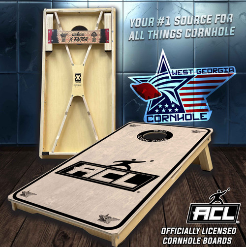 WGC ACL Red BOX - ACL Approved Cornhole Board set - West Georgia