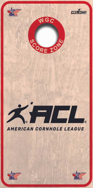 WGC ACL Red BOX - ACL Approved Cornhole Board set