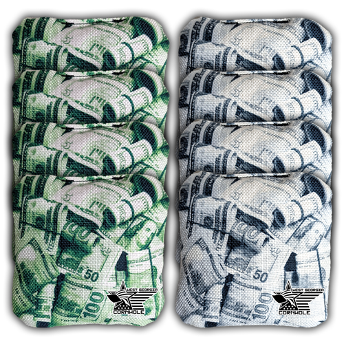 money design cornhole toss bags