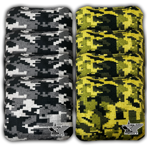 digi camo cornhole toss bags